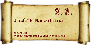 Uzsák Marcellina névjegykártya